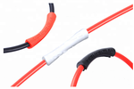 Silicone Cable Frame Protector Sleeves Anti Noise in Packet of 4 Black Red White - ETC Shop