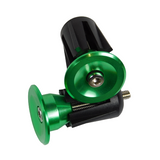 Handlebar End Protectors in Bolt On Alloy in Black Blue Green Silver Red Gold - ETC Shop