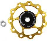 Meroca Jockey Wheel with Sealed Bearing 11t  4 5 & 6mm Compatible in Gold