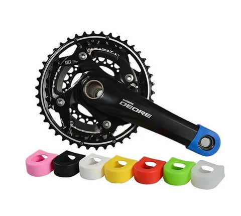 Crank Arm Protector Silicone Skin Covers for MTB Cranks Assorted Colours - ETC Shop