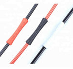 Silicone Cable Frame Protector Sleeves Anti Noise in Packet of 4 Black Red White - ETC Shop