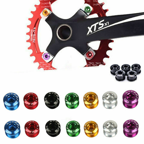 Chainring Bolts Single for Road & MTB Bikes 7075 Alloy 5 pack - ETC Shop